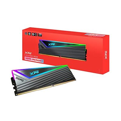 ADATA CASTER RGB DDR5-DRAM-MODULE 6000MHz 16GB DRAM CL40-40-40 RGB, svart, AX5U6000C4016G-CCARGY