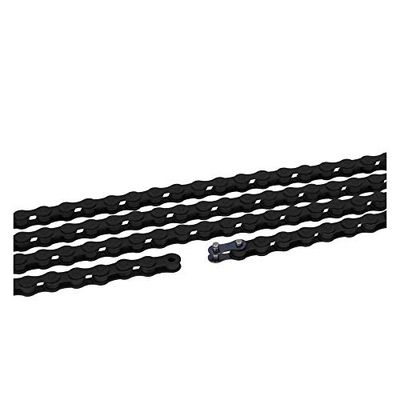 XLC CC-C09 Cadena 1/2x1/8 112 ESLABONES 1V, Sport, Negro (Negro), Talla Única