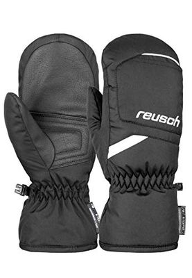 Reusch Bennet R-Tex Xt Guanti a manopola, Bambini, Black/White, 6