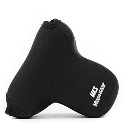 MegaGear Custodia in Neoprene compatibilie con Fujifilm X-T30, X-T20 (16-50mm / 18-55mm Lenses), X-T10 - Nero