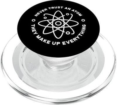 Nunca confíes en un átomo: ciencia química divertida PopSockets PopGrip para MagSafe