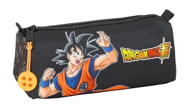 Safta Dragon Ball Combat - Trousse avec fermeture éclair et compartiment, trousse pour enfant, idéale pour les enfants d'âge scolaire, confortable et polyvalente, qualité et résistance, 21 x 7 x 8 cm,