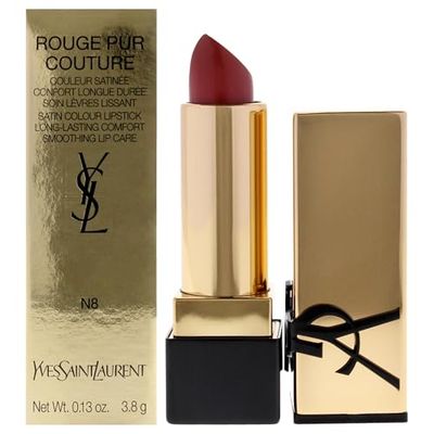 Rosso Puro Couture Satin Lipstick - N8 Blusa Nudo by Yves Saint Laurent for Women - 0,13 oz Rossetto