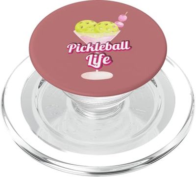 Pickleball Martini, amantes del pickleball, diversión para jugadores de pickleball PopSockets PopGrip para MagSafe