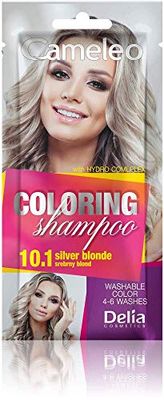 Cameleo - Shampoo Colorante – Silver Blonde - Aggiornamento del colore facile e veloce ''Tone In Tone''. - Senza ammoniaca e ossidanti – Shampoo in bustina - 40ml