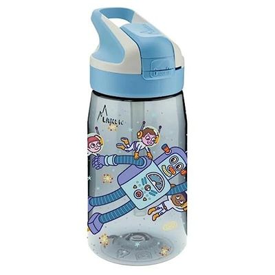 Botella Tritan 0,45 Tapón Summit Space Robot