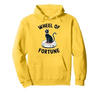 Wheel Of Fortune Robot Vacuum Cleaner Funny Cat Pullover Hoodie