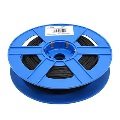 Prime-Line P 7551 Screen Retainer Vinyl Spline, 0.12 in., Round, Black, 250 Foot (1 Roll)