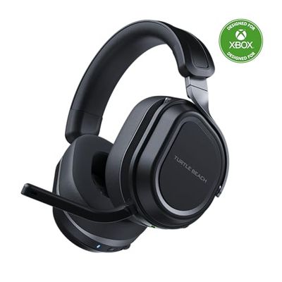 Turtle Beach Stealth 700 Noir Xbox Casque Gaming sans Fil w/ 80hr Batterie, Écouteurs de 60mm, Deux émetteurs et Bluetooth pour Xbox Series X, Xbox Series S, Xbox One, PC et Mobile