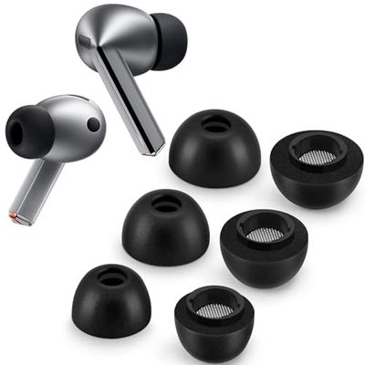 Auricolari in schiuma per Samsung Galaxy Buds3 Pro – massimo comfort e vestibilità incrollabile con cuscinetti in memory foam, punte di ricambio per Galaxy Buds 3 Pro, S/M/L