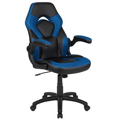 Flash Furniture Sedia Racing, Rete, Blu, Standard