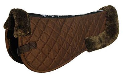 Rhinegold Comfort Saddle Pad-Pony-Brown Almohadilla de sillín, 32 ES, marrón