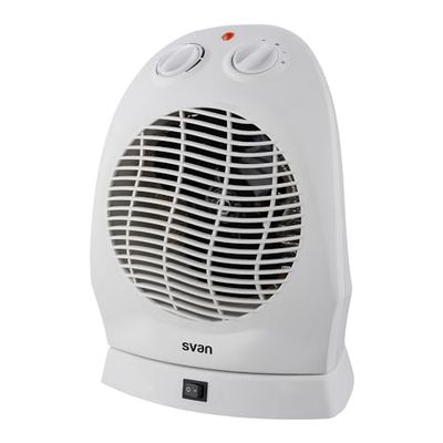 Svan SCEV2001V Elektrische convector, energiebesparend, wit, 2000 W, 3 standen, turbofunctie, regelbare thermostaat, verwarmingsweerstand