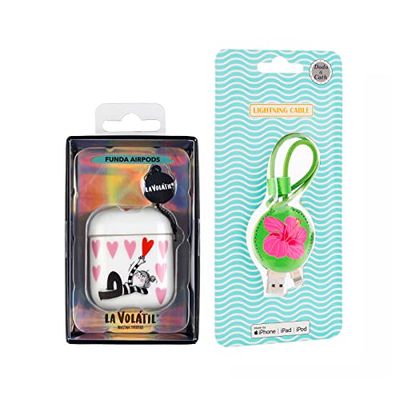 Pack Airpods Hearts + kabel USB-Lightning Ibisco