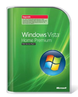 Microsoft Windows Vista Home Premium SP1, DVD, Upg, DE