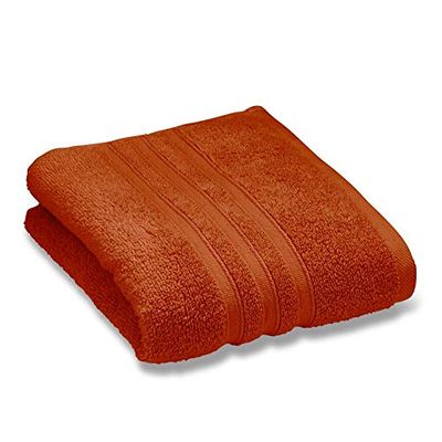 Catherine Lansfield Cotton, Terracotta, Face Cloth Pair