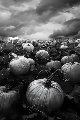 Moody Pumpkin Notebook – Spooky Autumn Writing Journal | 6x9 in | 130 College Ruled Pages | Fall Aesthetic | Dark Rustic Halloween Vibes
