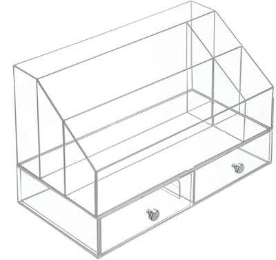 InterDesign Organizador-2 cajón, azul marino, paleta