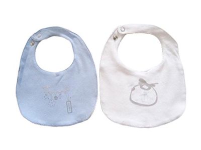 Mi Casa Set 2 Nieuw Blauw Bib