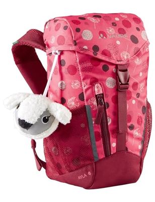 VAUDE 15485 Unisex Niños Mochilas 5-9L, Bright Pink/Cranberry, 6 Litros