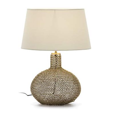 SILLA 45 x 55 x 82 cm metaal goud/tela groen