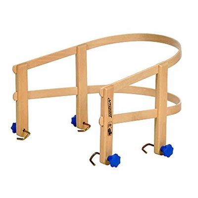 Colint SLT 10015 Rugleuning voor slee, houten slee, Davos hoorns voor kinderen