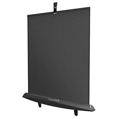 Brica by Munchkin Smart zonnescherm voor autoraam, biedt maximale UV-A- en UV-B-bescherming, rolt automatisch op en neer met autoraam