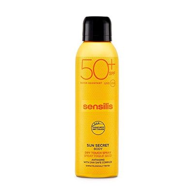 Sensilis Sun Secret - Transparent kroppsolja i Spray - Vattentät - SPF50+ - 200 ml.