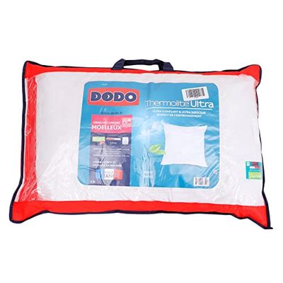 Dodo Maxiconfort Ultra hoofdkussen, 50 x 70 cm, kunstvezel, medium, wit