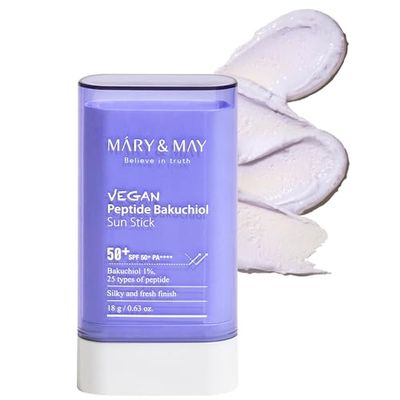 MARY & MAY Vegan Peptide Bakuchiol Sun Stick SPF50+ PA++++ (18 g)
