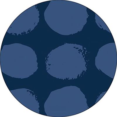 Bonateks, Round Digital Printed Mouse Pad, Non-Slip Base, for Office and Home, Diameter:22cm