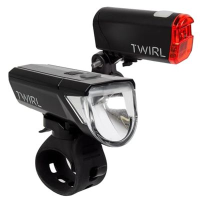 TWIRL cykelljusset, med batteriindikator, lätt, cykellampa, cykelljus