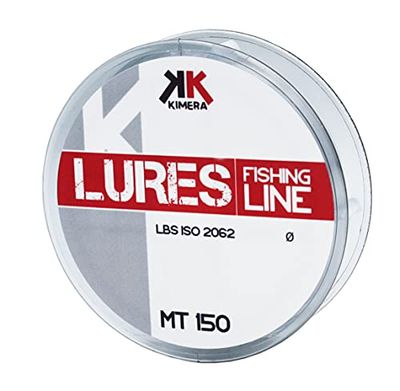 KIMERA MT 150, K-señuelos Pesca Línea, Unisex, Cristal, 0,14