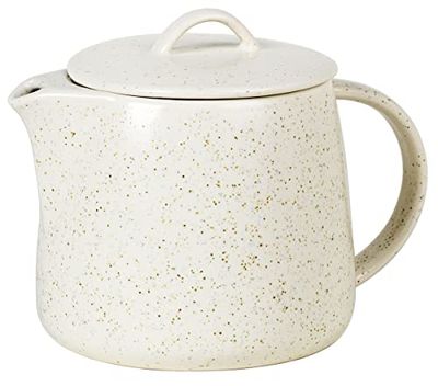 Broste Copenhagen Nordic Vanilla 14533437 - Tetera (gres, 11,6 x 14,5 x 12 cm), color vainilla