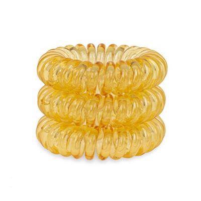 Sunflower Yellow SpiraBobble | Fasce per capelli da donna - Set di 6 elastici per capelli | Elastico per capelli resistente | Anello a spirale per coda di cavallo