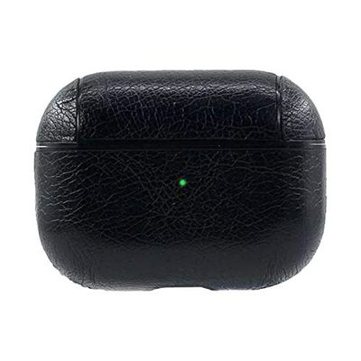 StyleDesign Beschermhoes, compatibel met AirPods Pro, PU-leer, donkerblauw