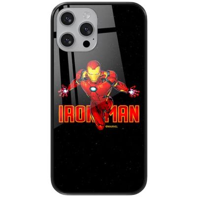 ERT GROUP etui na telefon Apple Iphone 7 PLUS/ 8 PLUS, case oryginalny i oficjalnie licencjonowany przez Marvel, wzór Iron Man 030, wykonany z hartowanego szkła, optymalnie dopasowany, etui ochronne