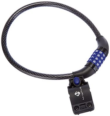 M-Wave Cijferkabelslot 12 x 600 Smoke