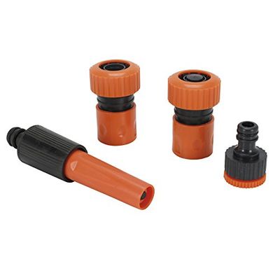 Greengeers 90554 Lot de 5 Arrosages Plastique Orange 15 mm