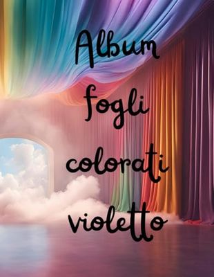 Albun fogli colore violetto: fogli colorati