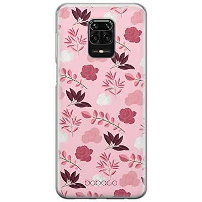 ERT GROUP mobiltelefonfodral för Xiaomi REDMI NOTE 9 PRO/ 9S originalt och officiellt licensierat Babaco mönster Flowers 020 anpassad till formen på mobiltelefonen, fodral tillverkad av TPU-plast