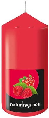 Flower Velón Mediano Aroma Frutos Rojos Naturfragance de la Marca, Ideal para Interiores y Exteriores, Aromas Naturales y Duraderos, Multicolor