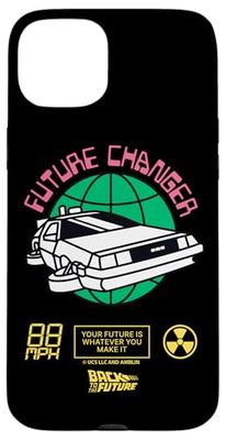Back To The Future Globe Future Changer Time Machine Retro Case for iPhone 15 Plus