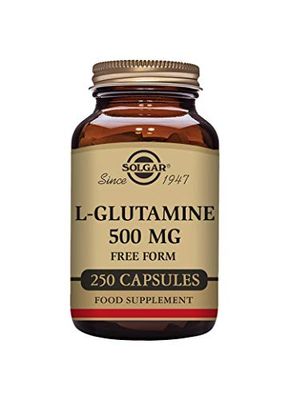 Solgar L-Glutamina de 500 mg, Envase de 250 Cápsulas