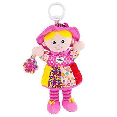LAMAZE My Friend Emily, clipe on Pram and Pushchair recém-nascido Baby Toy, Sensory Toy for Babies Boys and Girls de 0 a 6 meses
