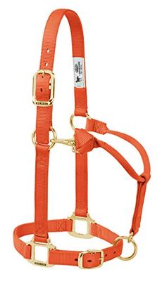 Weaver Leather Cabresto ajustável de nylon para cavalo, cor laranja