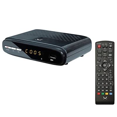 MAJESTIC dec-675 HD decoder dvb-t2 USB hdmi scart hevc Main 10 met Display
