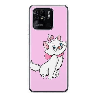Ert Group Funda para teléfono móvil Xiaomi REDMI 10C Original y con Licencia Oficial de Disney con diseño Marie 007 Perfectamente Adaptada a la Forma del teléfono móvil, Funda Hecha de TPU