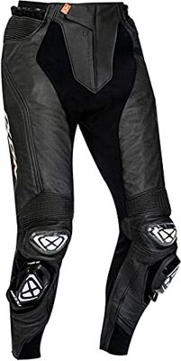 Ixon Vendetta Evo Motorbroek van leer (zwart/wit, XXL)