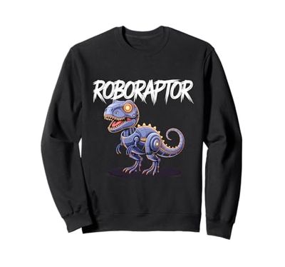 Robot Dinosaur T-Rex Robotic Engineer Dino Funny Robotics Sweatshirt